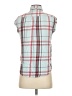 Express 100% Rayon Plaid Teal Sleeveless Button-Down Shirt Size XS - photo 2