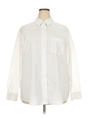 Foxcroft Long Sleeve Button-Down Shirt (view 1)