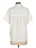 Monteau 100% Polyester Solid Ivory Short Sleeve Blouse Size L - photo 2