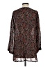 Assorted Brands 100% Viscose Paisley Brown Long Sleeve Blouse Size XS - photo 2