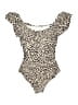 Gap Animal Print Ivory One Piece Swimsuit Size XS - photo 2