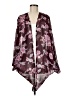 Forever 21 100% Polyester Burgundy Kimono Size M - photo 1