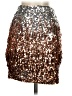 Maner 100% Polyester Metallic Silver Formal Skirt Size XS - photo 2