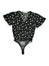 Lush Stars Black Short Sleeve Blouse Size S - photo 1