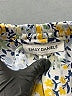 Emily Daniels Print Blue Casual Dress Size S - photo 7