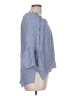 Forgotten Grace 100% Rayon Blue 3/4 Sleeve Blouse Size L - photo 4