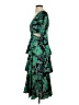 Topshop 100% Polyester Green Cocktail Dress Size 2 - photo 5