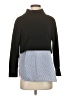 Drew Color Block Black Long Sleeve Blouse Size S - photo 1