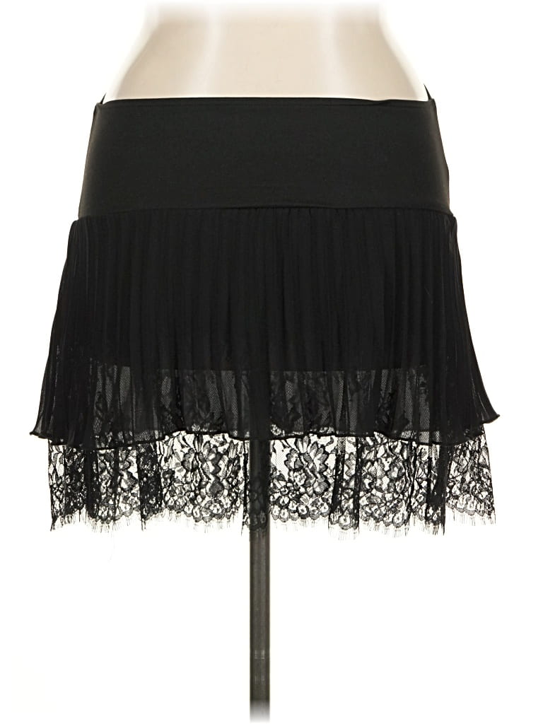 Pre-owned Shein Curve Formal Skirt In Black