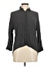 Zara Gray 3/4 Sleeve Button-Down Shirt Size M - photo 1