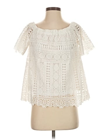 Sunday in Brooklyn Short Sleeve Blouse (view 1)