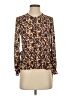 Madewell 100% Polyester Brown Long Sleeve Blouse Size XXS - photo 1