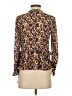 Madewell 100% Polyester Brown Long Sleeve Blouse Size XXS - photo 2