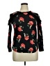 Joe Boxer Black Long Sleeve Blouse Size 1X - photo 1