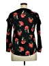 Joe Boxer Black Long Sleeve Blouse Size 1X - photo 2