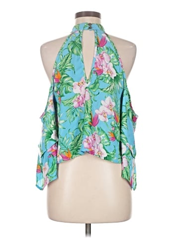 Peach Love Cream California Sleeveless Blouse (view 2)
