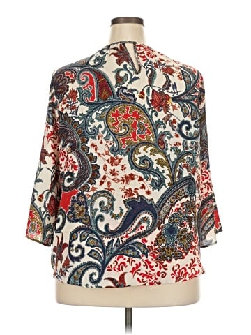 Renee C. 3/4 Sleeve Blouse (view 2)