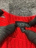 Topshop 100% Acrylic Red Pullover Sweater Size 6 - photo 7