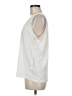 Lands' End Canvas White Sleeveless Blouse Size M - photo 5