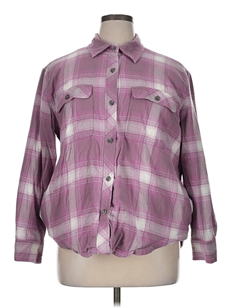 Pre-owned Eddie Bauer Jacket In Purple