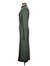 Double Zero Solid Green Casual Dress Size M - photo 5