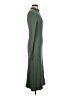 Double Zero Solid Green Casual Dress Size M - photo 4