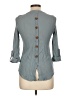 E&M Collection Gray 3/4 Sleeve Blouse Size L - photo 2