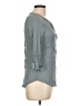 E&M Collection Gray 3/4 Sleeve Blouse Size L - photo 4