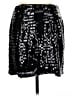 MNG 100% Polyester Black Casual Skirt Size M - photo 2