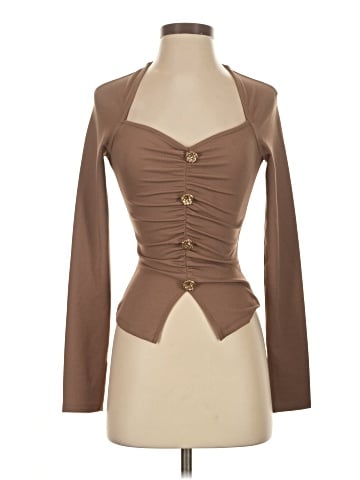 NA-KD Long Sleeve Blouse (view 1)