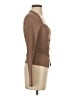 NA-KD Brown Long Sleeve Blouse Size XXS - photo 4