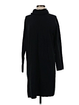 banana republic black sweater dress Black Long Sleeve Asymmetrical Dress - Hourglass main image 1