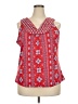 Tantrums 100% Nylon Red Sleeveless Blouse Size XXL - photo 1