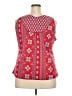 Tantrums 100% Nylon Red Sleeveless Blouse Size XXL - photo 2