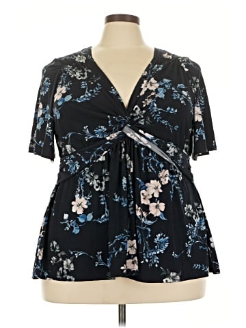 Kiyonna Short Sleeve Blouse (view 1)