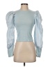 TCEC Blue Long Sleeve Blouse Size S - photo 1