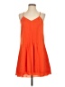 Sanctuary 100% Polyester Solid Orange Casual Dress Size XS - photo 1