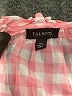 Talbots 100% Cotton Checkered-gingham Pink Long Sleeve Blouse Size M - photo 7
