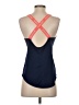 Nike 100% Polyester Blue Active Tank Size S - photo 2