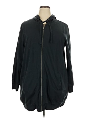 Ellos Zip Up Hoodie (view 1)