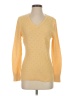 Studio Works 100% Cotton Yellow Pullover Sweater Size S - photo 1