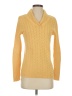 Studio Works 100% Cotton Yellow Pullover Sweater Size S - photo 1