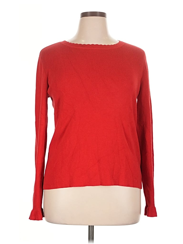 Pre-owned Halogen Pullover Sweater In Red