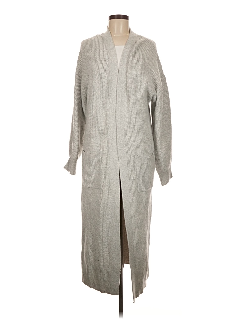 Pre-owned Express Cardigan Sweater In Gray
