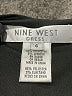 Nine West Solid Black Cocktail Dress Size 4 - photo 7
