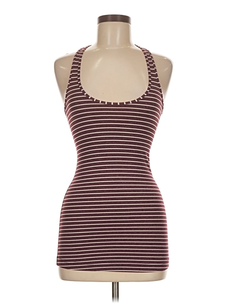 Pre-owned Lululemon Athletica Active Tank Top In Burgundy