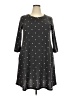 Meri Skye Polka Dots Black Casual Dress Size 2X - photo 1