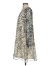 Ann Taylor LOFT Animal Print Silver Cocktail Dress Size M - photo 5