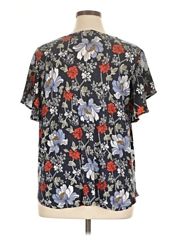 Ann Taylor LOFT Outlet Short Sleeve Blouse (view 2)