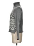 J.Crew Chevron-herringbone Gray Turtleneck Sweater Size XXS - photo 5